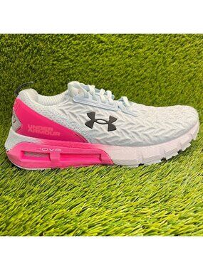 Under Armour HOVR Mega 2 Clone Women Size 9 Blue Athletic Running Shoes Sneakers
